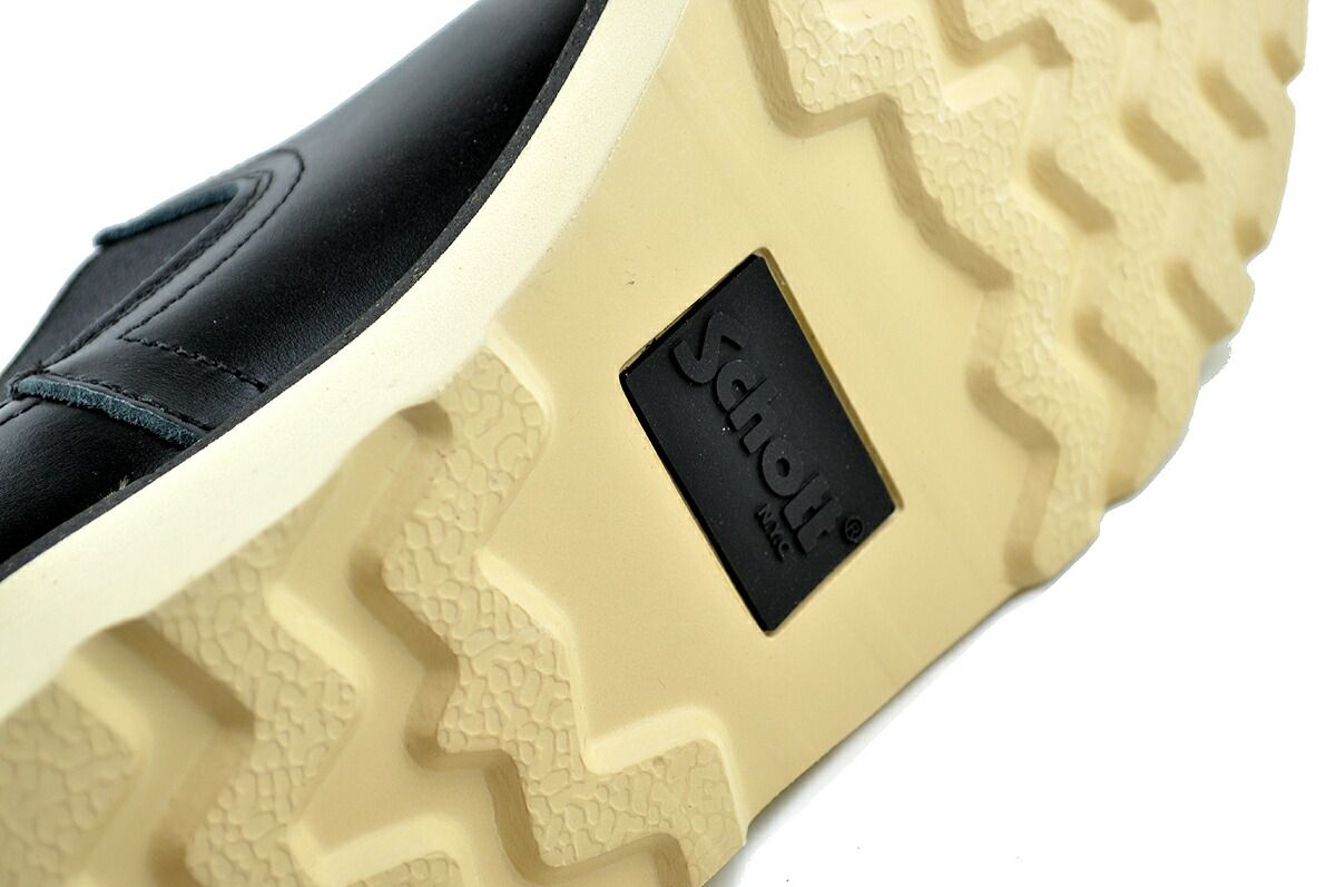  ショット ツイン ゴア ロー ブーツ ブラック Schott TWIN GORE LOW BOOTS BLACK s 23003 010 靴 シューズ サイドゴア レザー メンズ 黒 サイドゴアブーツ ブーツ 革靴