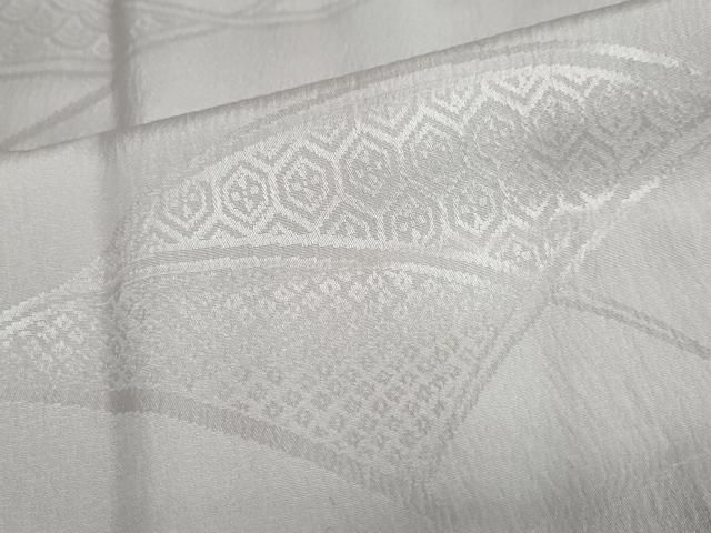 平和屋着物○長襦袢 袷 吉祥芝地紋 暈し染め 正絹 逸品 DAAZ7269ud