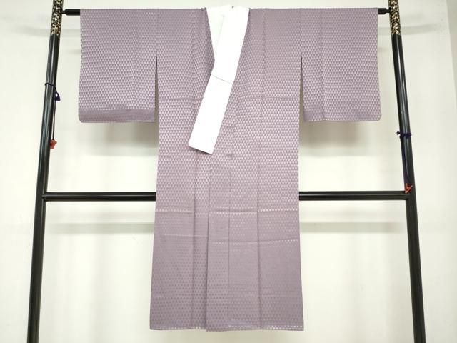 平和屋着物●長襦袢　袷　鱗地紋　紅藤色　正絹　逸品　DAAZ7289ud 平和屋着物○長襦袢 袷 鱗地紋 紅藤色 正絹 逸品 DAAZ7289ud