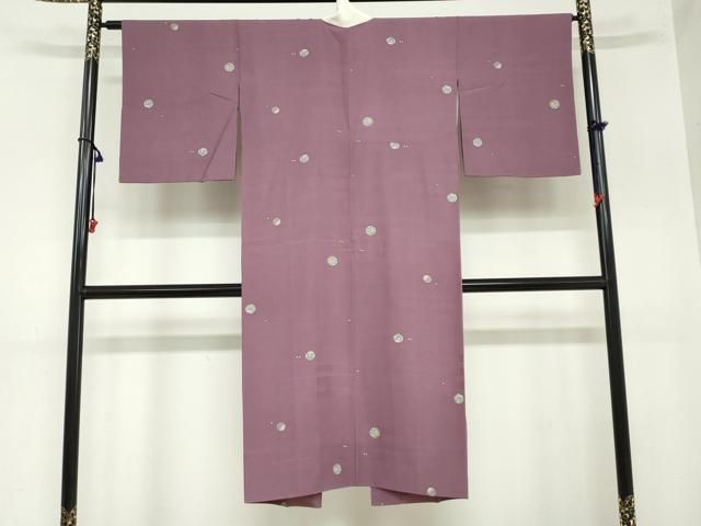 平和屋着物 長襦袢 袷 手毬舞桜文 さが美扱い 正絹 ud