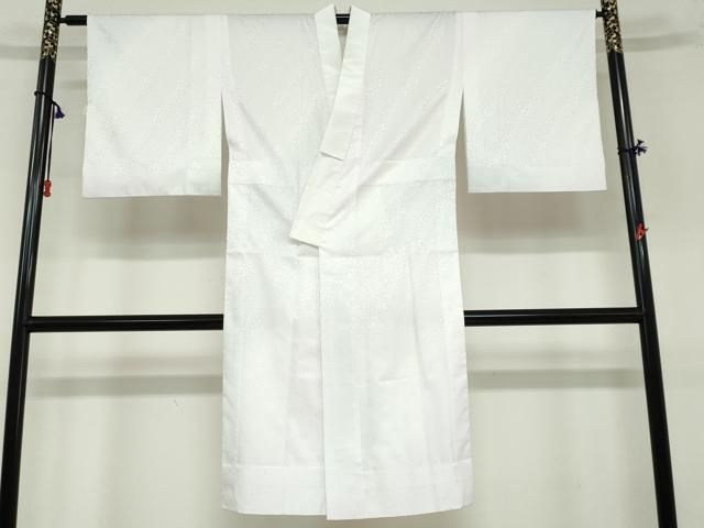 平和屋着物 長襦袢 無双仕立て 流水草花地紋 洗える着物 ud