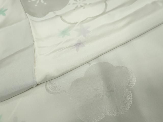 平和屋着物●長襦袢　袷　舞花地紋　正絹　逸品　DAAZ7293ud 平和屋着物○長襦袢 袷 舞花地紋 正絹 逸品 DAAZ7293ud