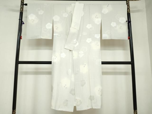 平和屋着物●長襦袢　袷　舞花地紋　正絹　逸品　DAAZ7293ud 平和屋着物○長襦袢 袷 舞花地紋 正絹 逸品 DAAZ7293ud