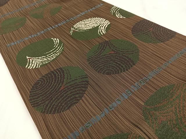 平和屋着物 全通柄袋帯 丸 正絹 hj