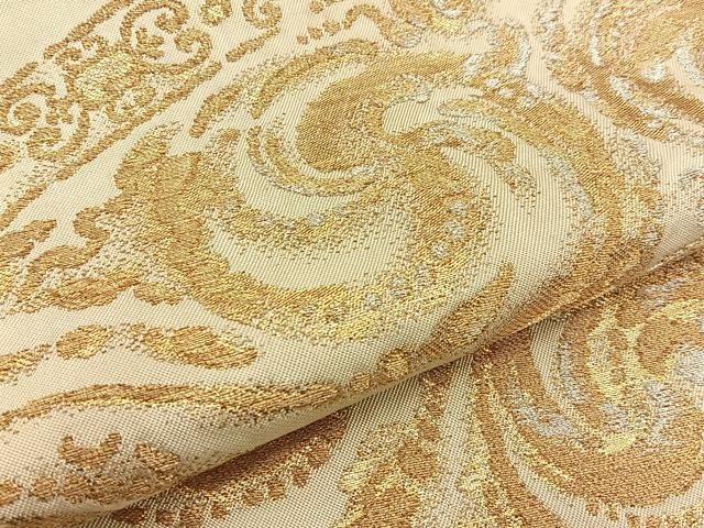 平和屋着物○西陣 川島織物 六通柄 本袋帯 正倉院 金銀糸 正絹 逸品