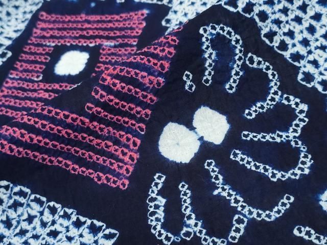 流水色紙重ね舞菊文 綿