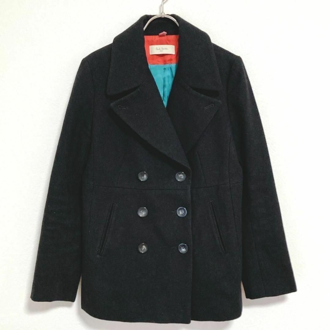 Paul Smith ポールスミス マルチカラー ウール ピーコート 40サイズ