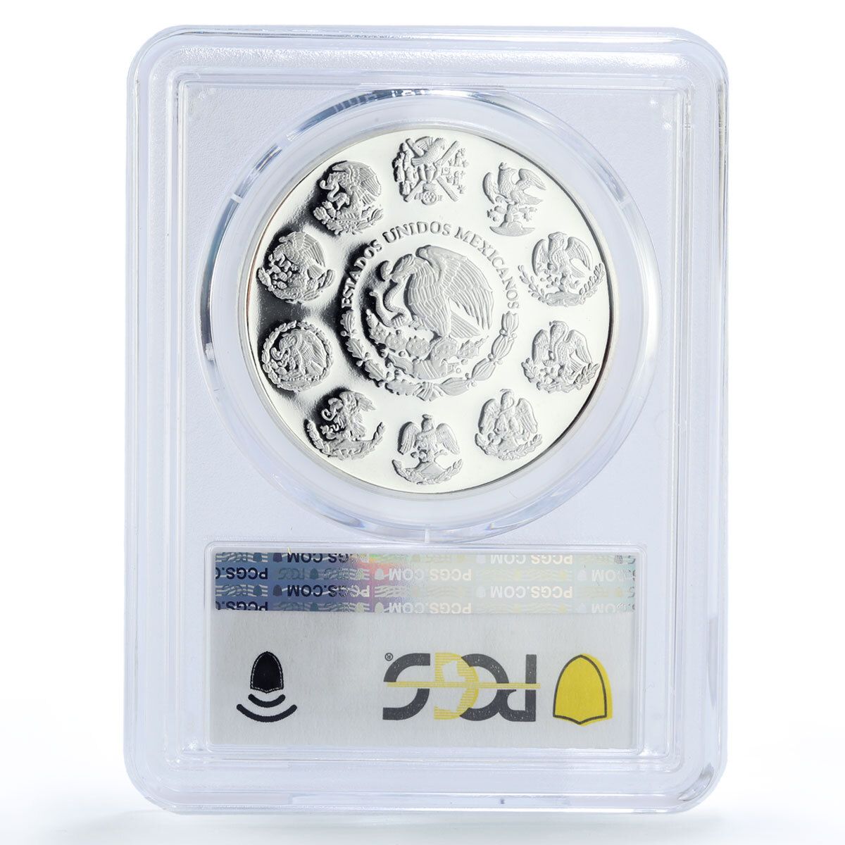 メキシコ 1 オンザ リベルタッド 独立の天使 PR66 PCGS 銀貨 2007