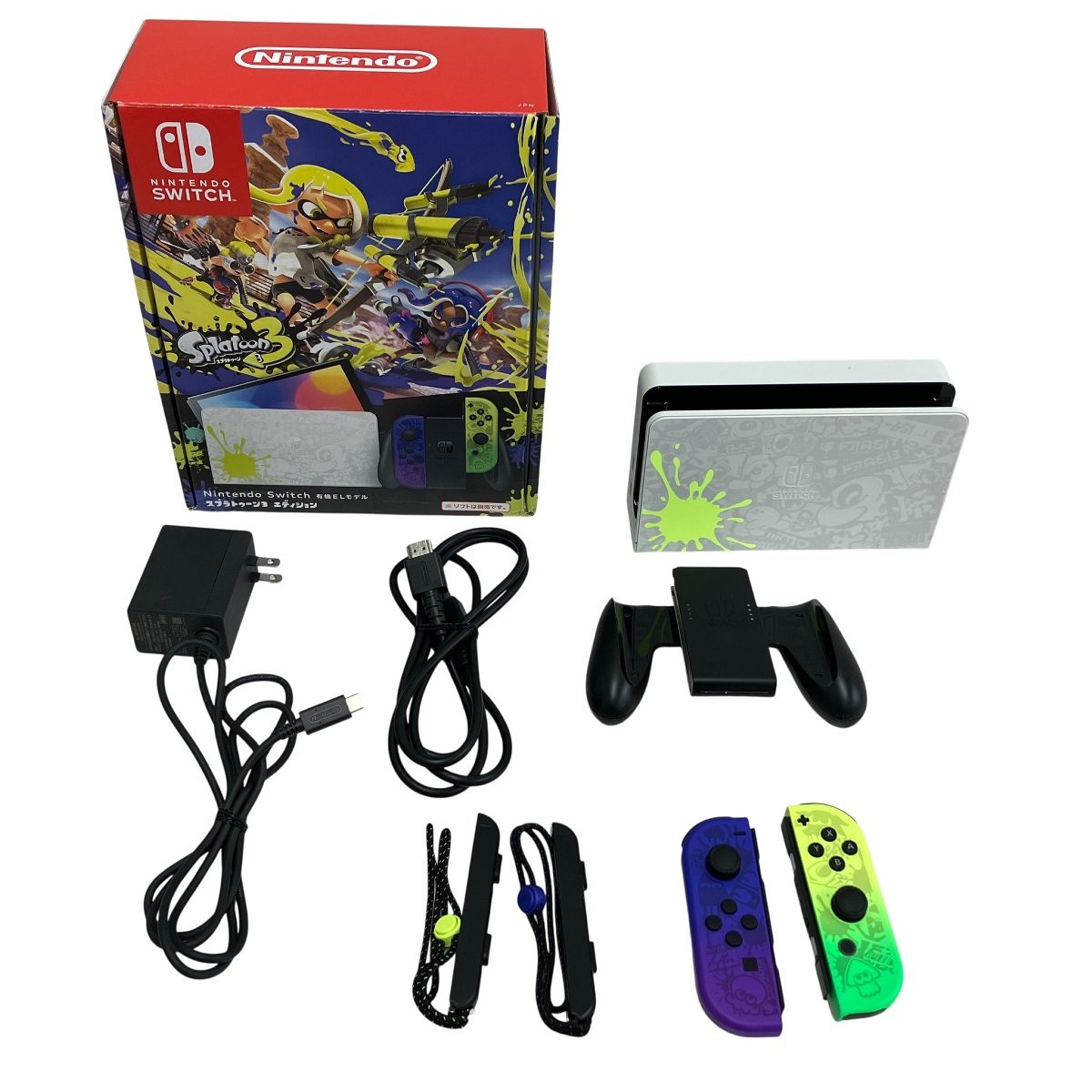 任天堂 Nintendo Switch 本体 有機ELモデル HEG-001 スプラトゥーン3エディション ゲーム機 良好