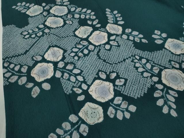  平和屋着物 訪問着 作家物 辻が花 絞り 正絹 yc 訪問着 付け下げ 着物