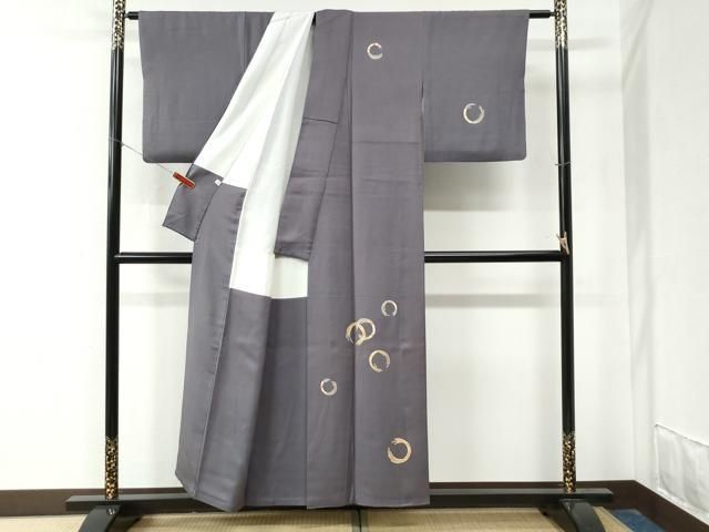 平和屋着物 訪問着 駒刺繍 束ね稲文 金彩 大丸扱い 正絹 yc