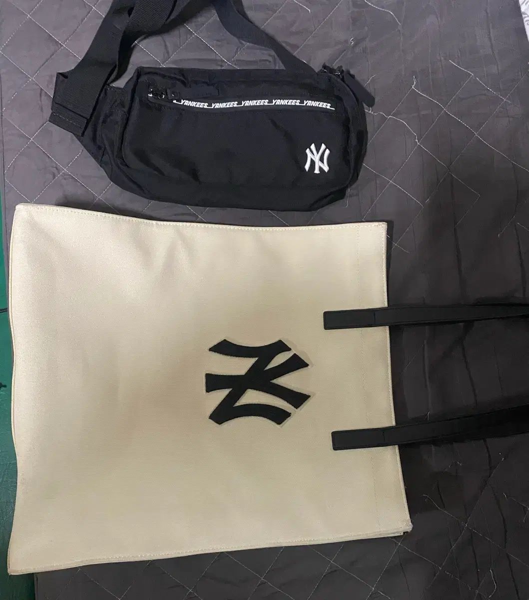 MLB ヤンキース ヒップバッグ アイボリー トートバッグ セット