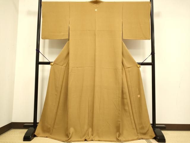 平和屋着物 江戸小紋 草木染 鮫小紋柄 正絹 du