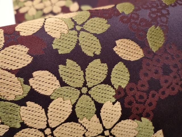 平和屋着物○西陣 川島織物 洗える最高級着物 ＜英＞はなぶさ謹製 六通