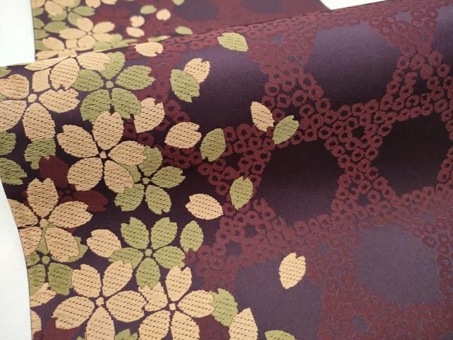 平和屋着物○西陣 川島織物 洗える最高級着物 ＜英＞はなぶさ謹製 六通