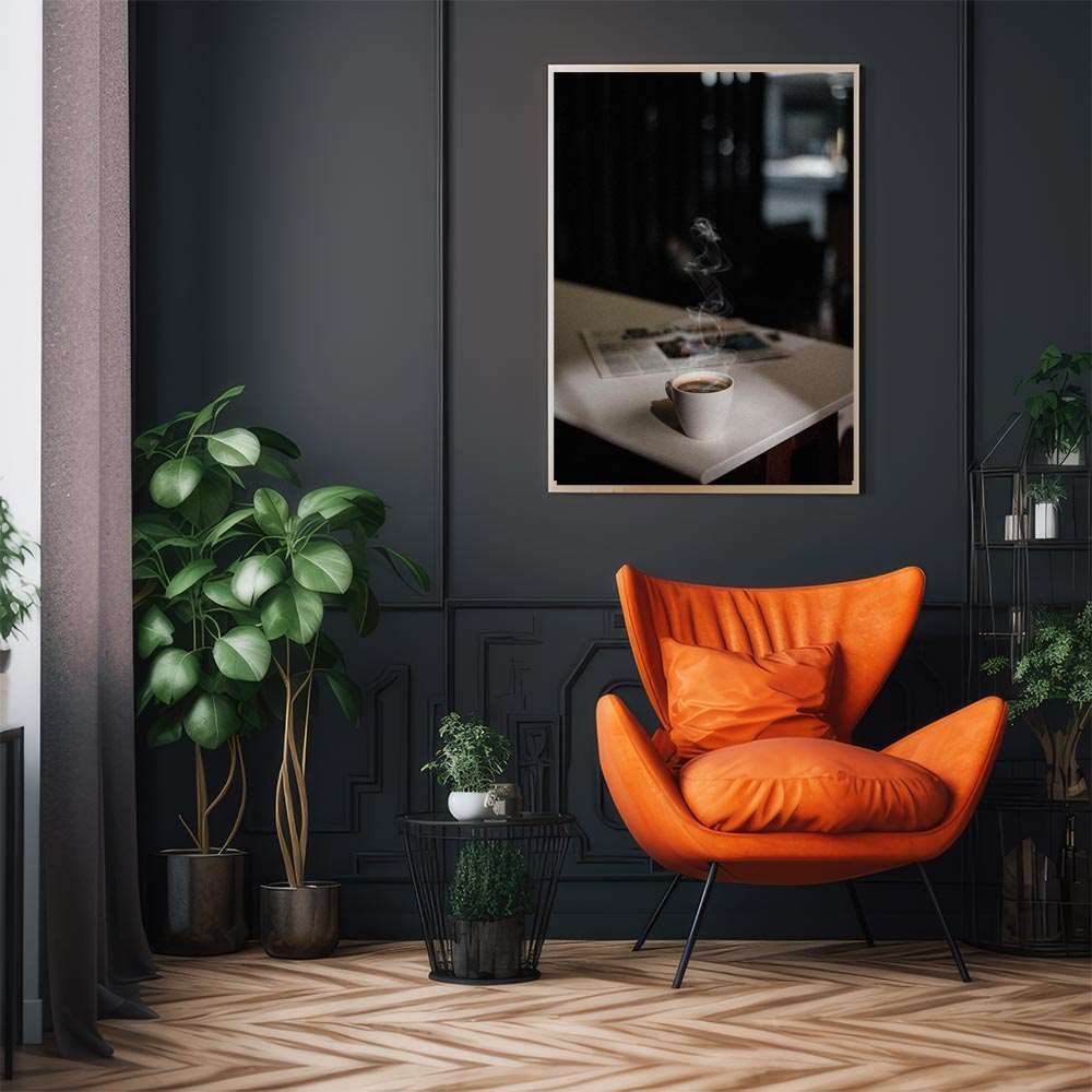 A0サイズ（約84x119cm）】【an-poster-1163】カフェ コーヒー ラテ