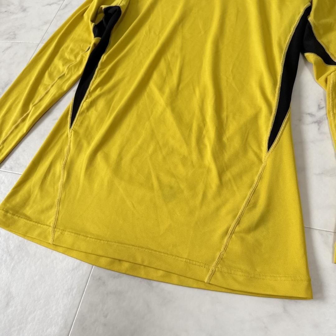 RUSSELUNO モックネック ラグラン イエロー×ブラック イエロー 4