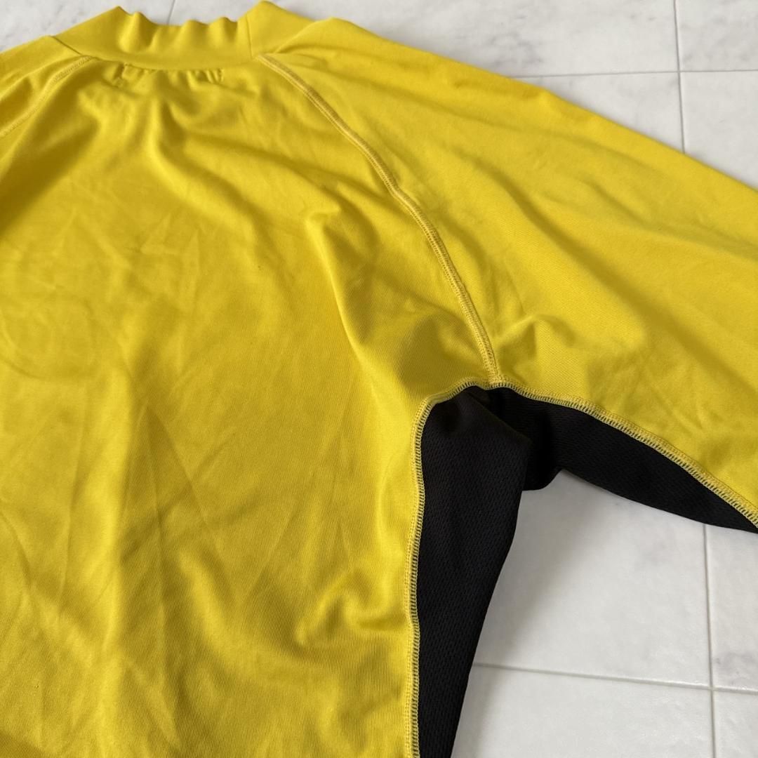 RUSSELUNO モックネック ラグラン イエロー×ブラック イエロー 4