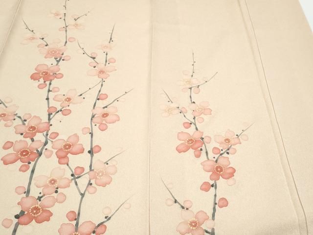 平和屋着物▽訪問着 手描き 枝花文 正絹 逸品 CABA6451th - メルカリ