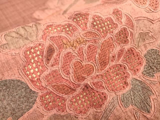 平和屋着物▽中国三大刺繍 スワト刺繍 汕頭刺繍 相良刺繍 総刺繍 九寸