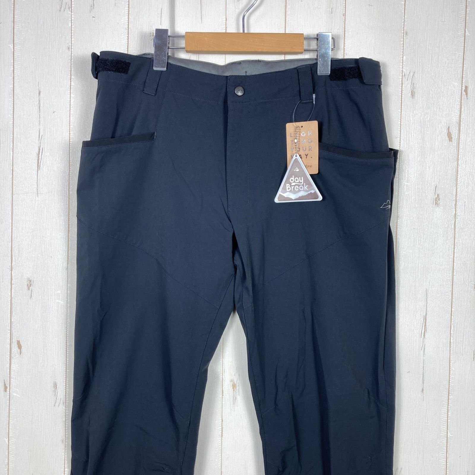 Men s XL ブラック系 Milestone マイルストーン デイブレイク ロングパンツ Daybreak Long Pants Shachi シャチ ナイロン ウェア ボトムス ソフトシェル z 0005477