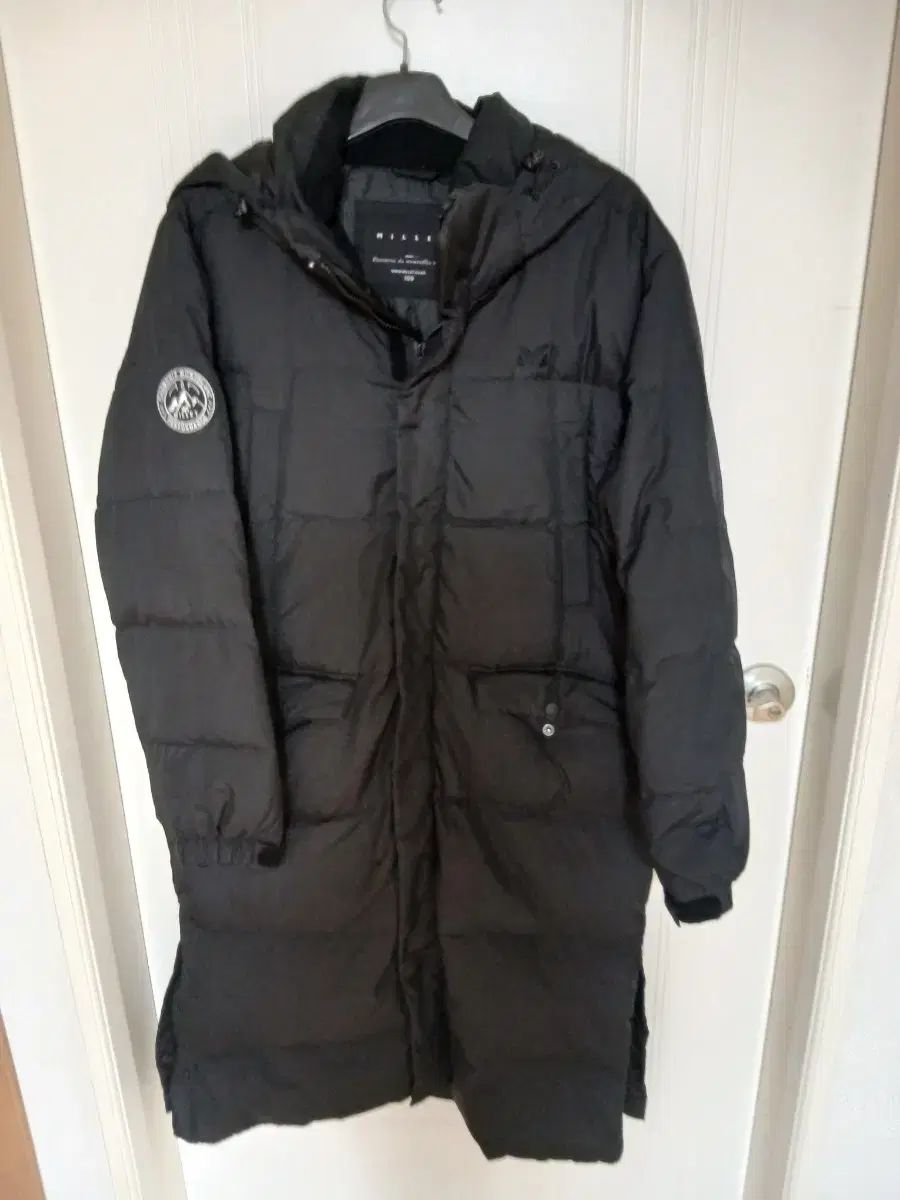 ミレー ブラック ダウンジャケット ロング丈 100 105サイズ