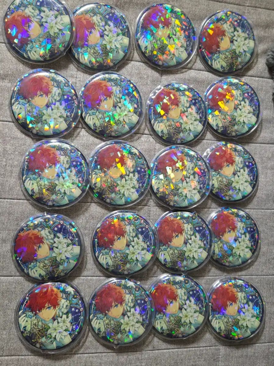 あんさんぶるスターズ ALKALOID 天城 一彩 星之所向 白 リリー 痛バッグ 缶バッジ