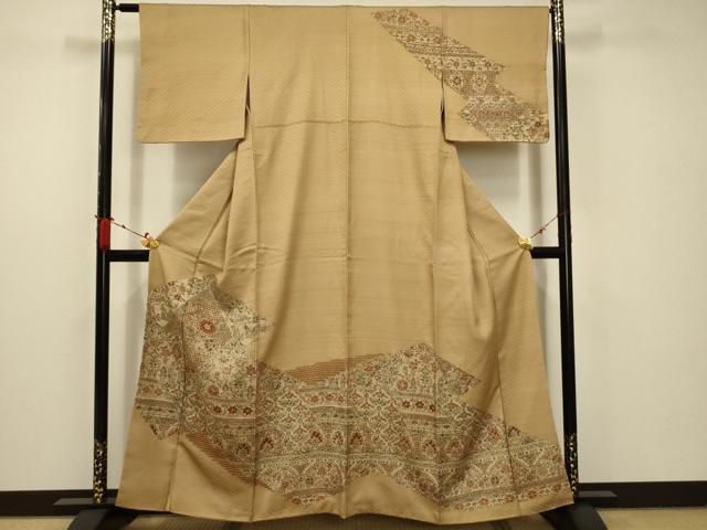 平和屋着物□訪問着 更紗花鳥文 正絹 逸品 AABD5156sx - メルカリ