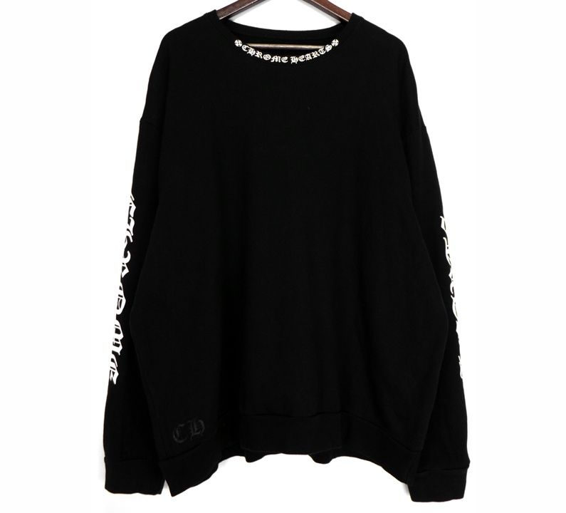 クロムハーツ CHROME HEARTS 【 SWTSHRT PLVR 】 ネック アーム ロゴ