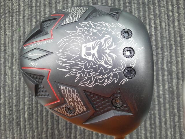 中古 ドライバー エミリッドバハマ CV8 マッドブラック/BURNING ANGEL