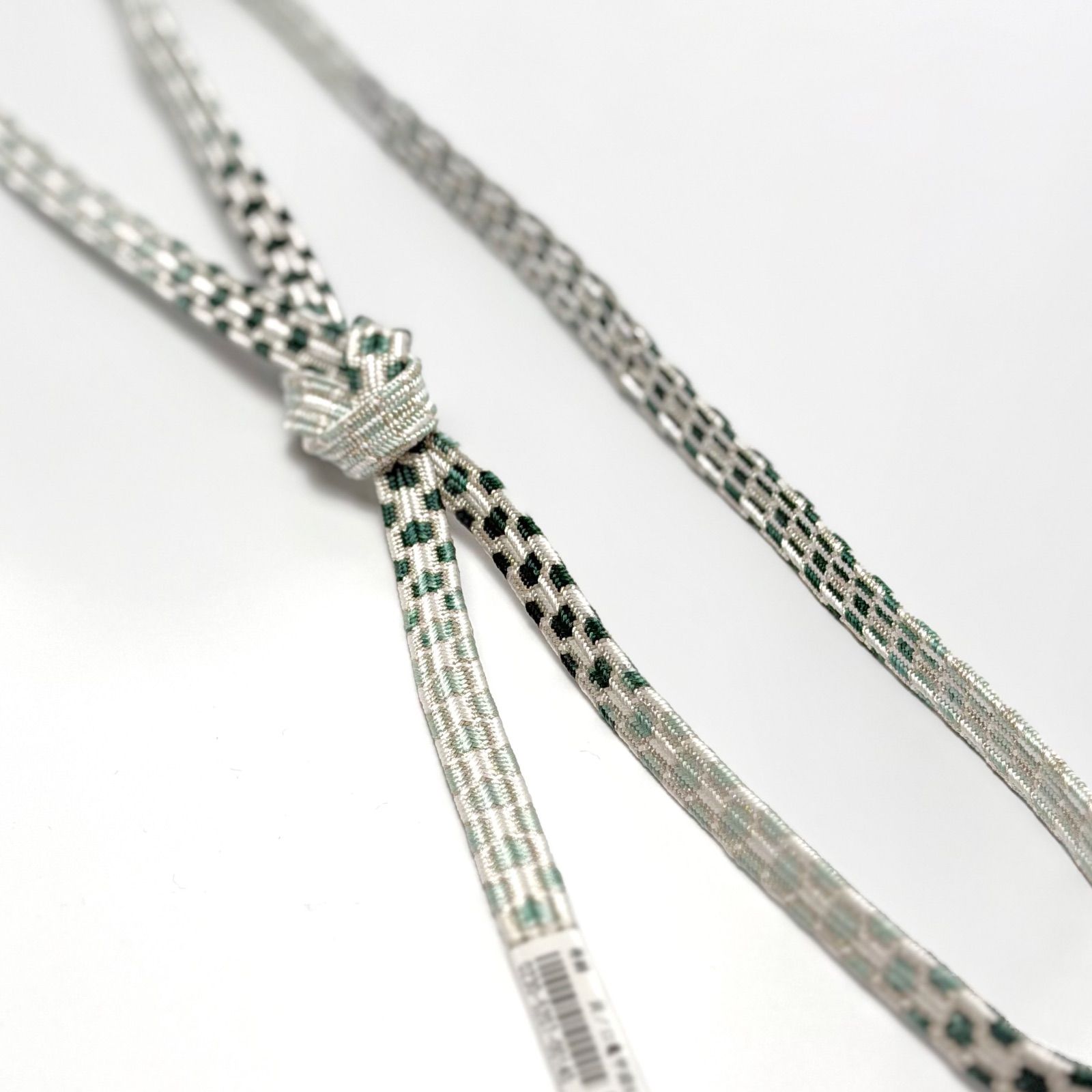 帯締め 渡敬 貝の口 亀甲 段ぼかし 手組み より房 0232