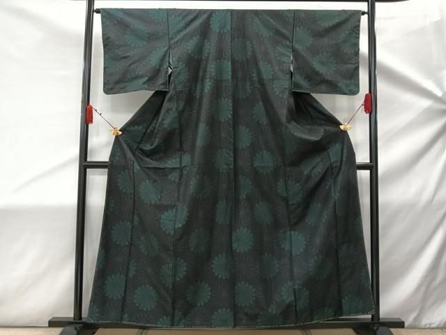 平和屋着物□本場大島紬 菊花文 正絹 逸品 AABD1199uw - メルカリ