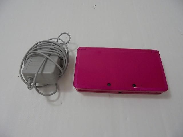 品 ゲーム ニンテンドー3 DS 本体 CTR-001 ピンク 動作品 充電器付き