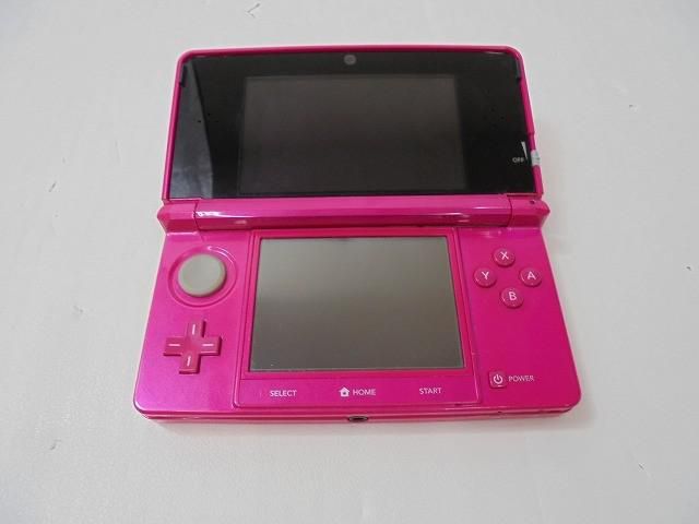 品 ゲーム ニンテンドー3 DS 本体 CTR-001 ピンク 動作品 充電器付き