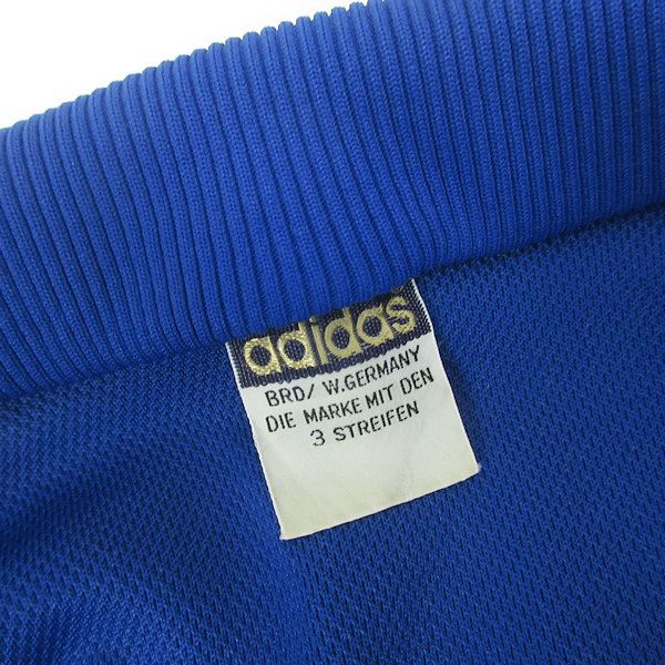Q アディダス ADIDAS TCHNO BIO-FIXヴィンテージ トラックジャージ 青 165 90 M 80 Sレトロ MENS 22