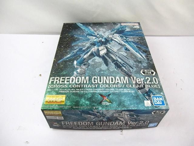 未組立 プラモデル MG 1 100 ZGMF X 10 A フリーダムガンダム Ver 2 0 CROSS CONTRAST COLORS CLEAR BLUE