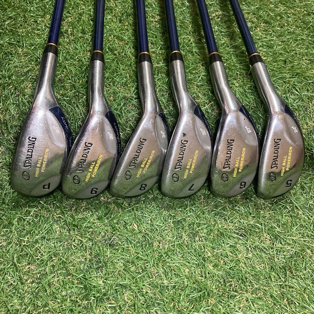 HIGH BALL POWER IRON ハイボールパワーアイアン6本 SPALDING - メルカリ