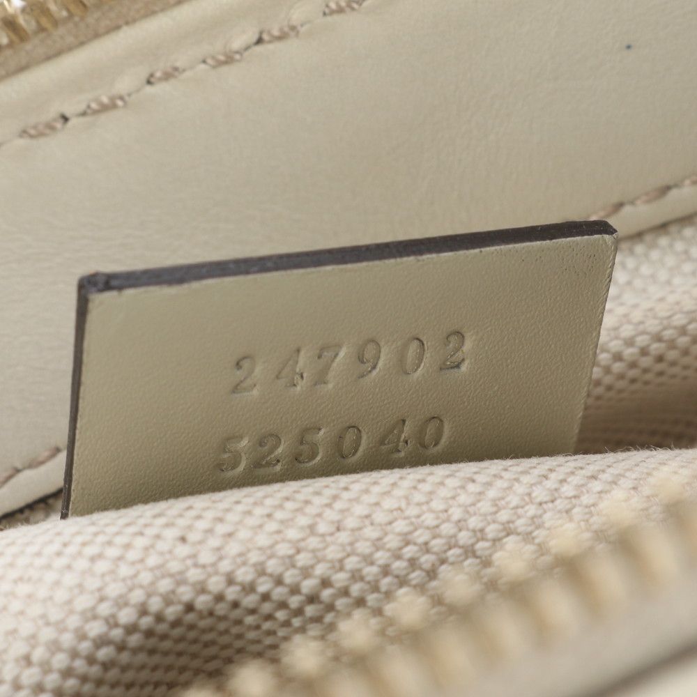 極美品 グッチ GG キャンバス スーキー 247902 レザー 2WAY ショルダー