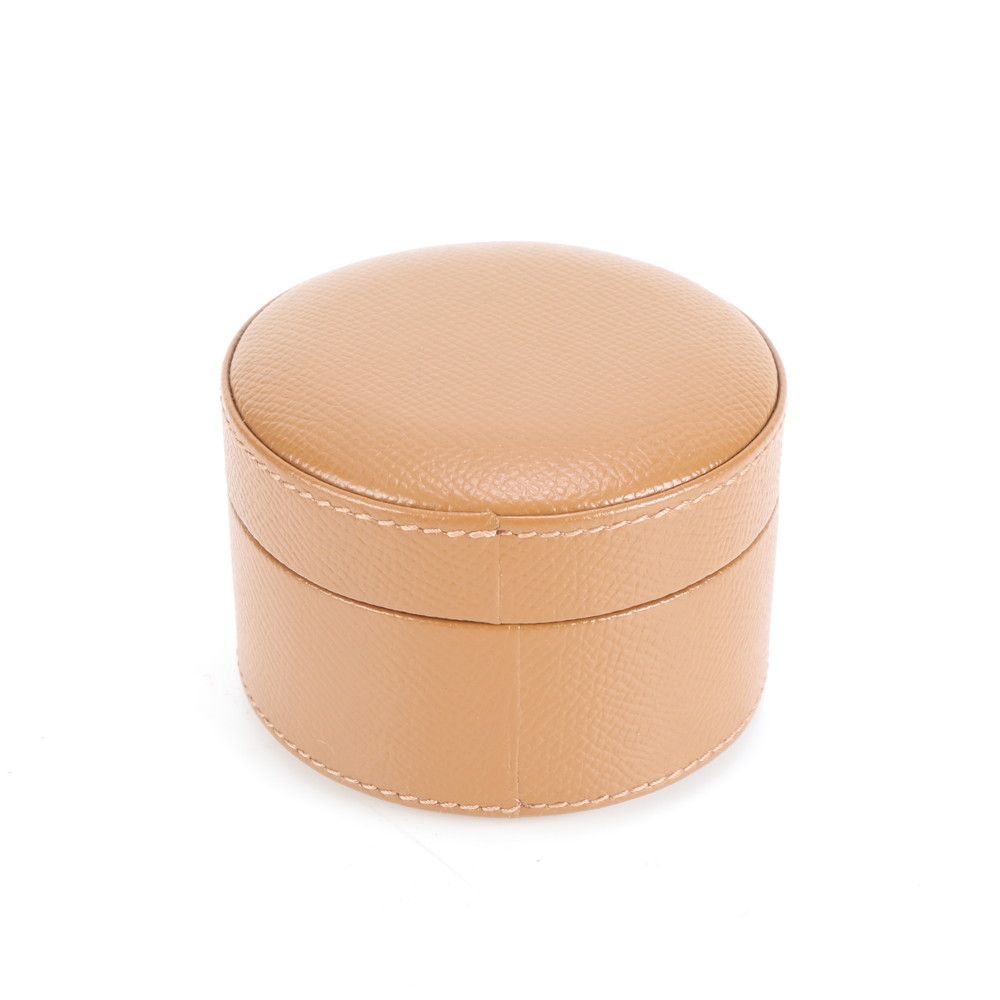  ブルガリ ジュエリー ケース トラベル ボックス 収納 小物入れ レザー ブラウン 茶色 レディース EEE DC 22 6 その他 小物