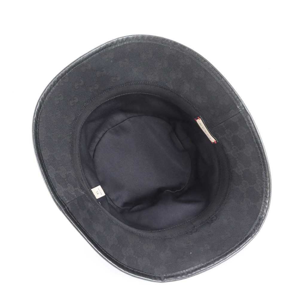 新品同様 現行品 グッチ GG キャンバス ダブルG バケット ハット