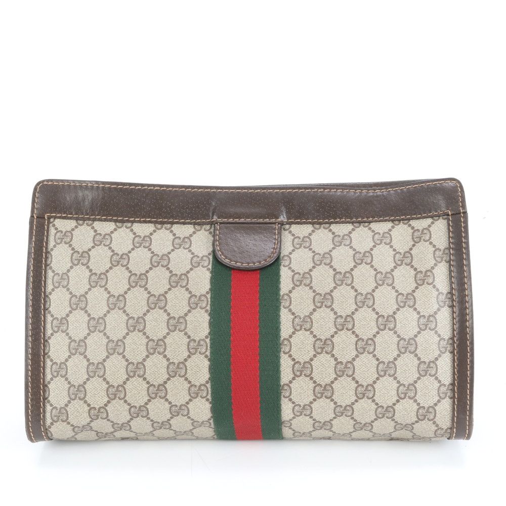 き*ち様 タ*)様 未使用 グッチ セカンドバッグ オールドグッチ GGスプリー オールド グッチ GG スプリーム シェリー ライン レザー セカンド