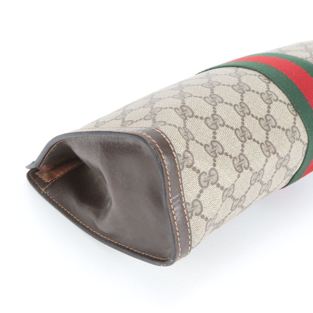 オールド グッチ GG スプリーム シェリー ライン レザー セカンド