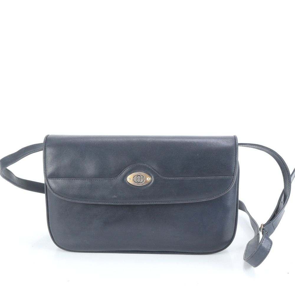 美品 ヴィンテージ オールド グッチ レザー ショルダーバッグ 斜め掛け