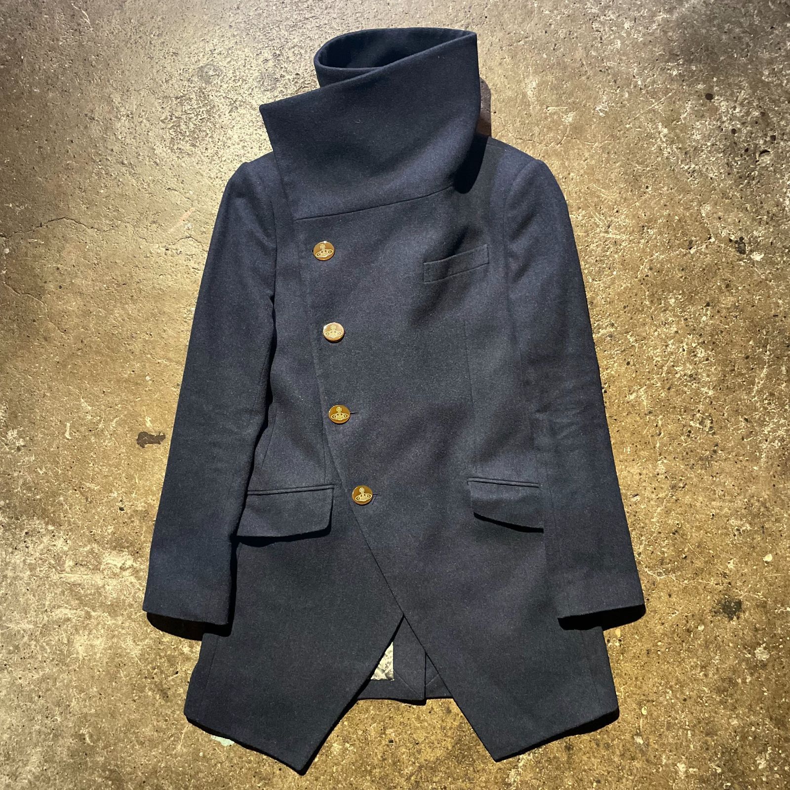 Vivienne Westwood MAN メルトン ミントカラー コート ヴィヴィアン