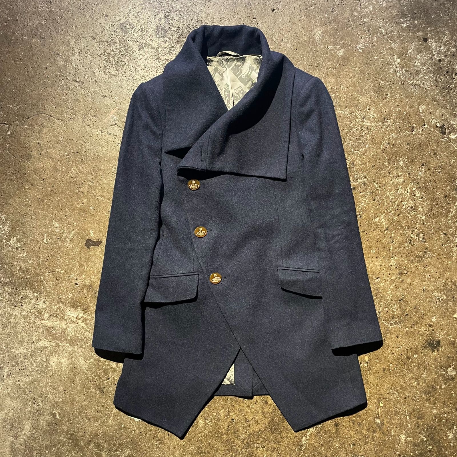 Vivienne Westwood MAN メルトン ミントカラー コート ヴィヴィアン