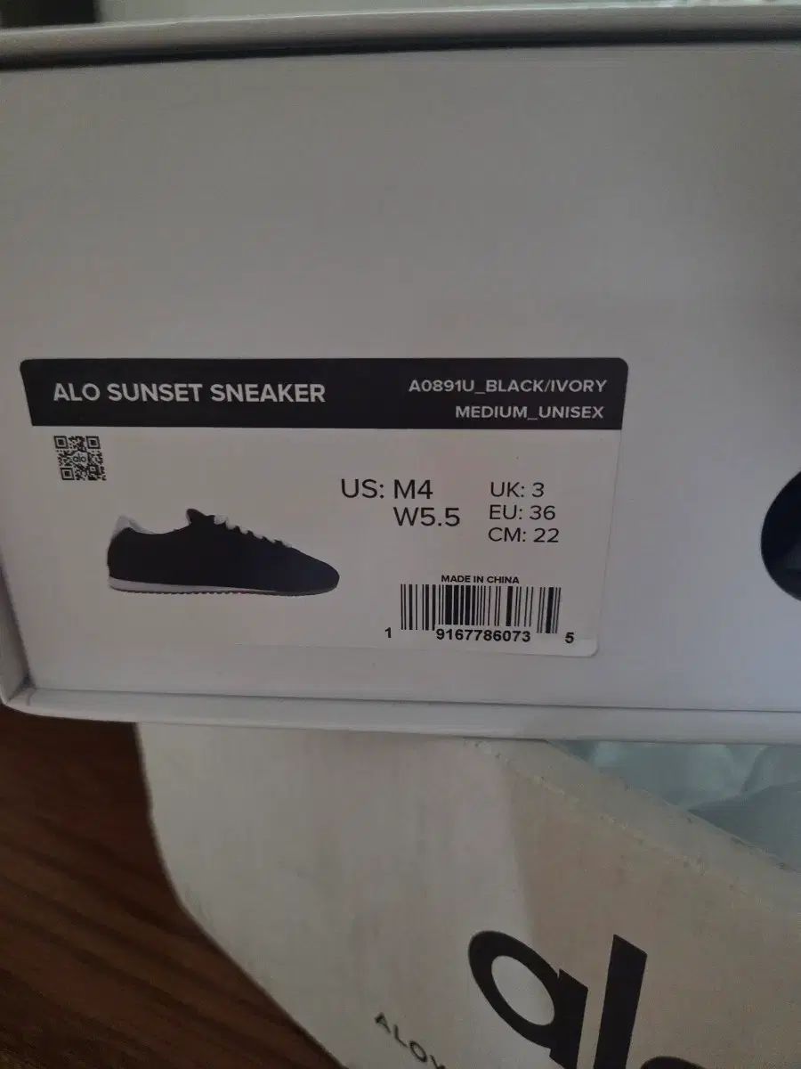  alo アルロ サンセット ブラック スニーカー 220 フラットシューズ バレエシューズ パンプス