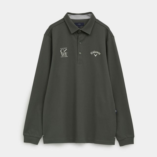 種類16：ホワイト(1030)/M キャロウェイ オニカノコ 長袖 ポロシャツ