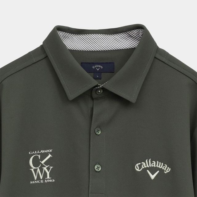 種類1：ブルー(1110)/LL キャロウェイ オニカノコ 長袖 ポロシャツ