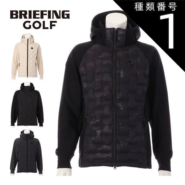 種類1：ブラック×カモ(125)/L ブリーフィング ゴルフ ハイブリッド