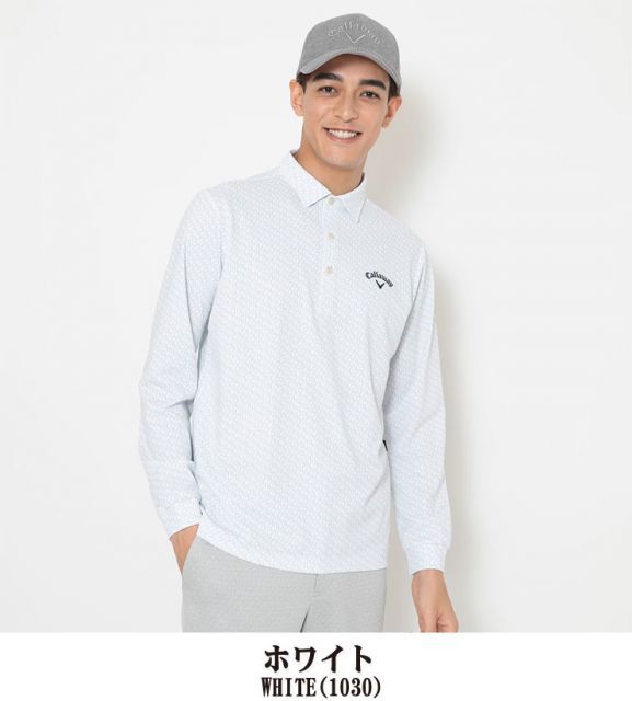 種類7：カーキ(1180)/L キャロウェイ ロゴプリント オニカノコ 長袖